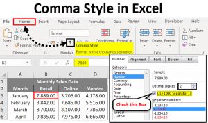 excel change name format comma