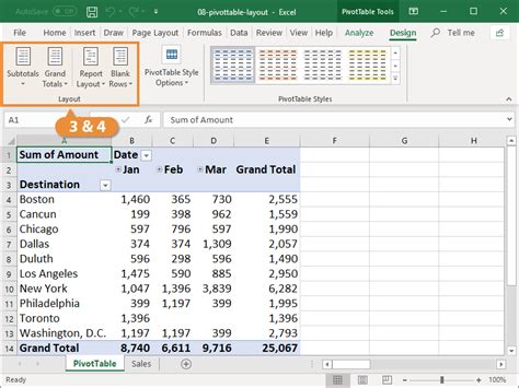 Excel Change Table To Pivot Table