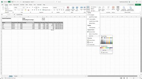 Excel Change Table To Worksheet