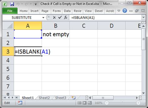 excel check if cell not empty