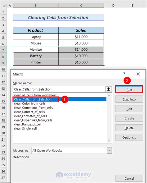 excel clear cell when another cell changes without vba