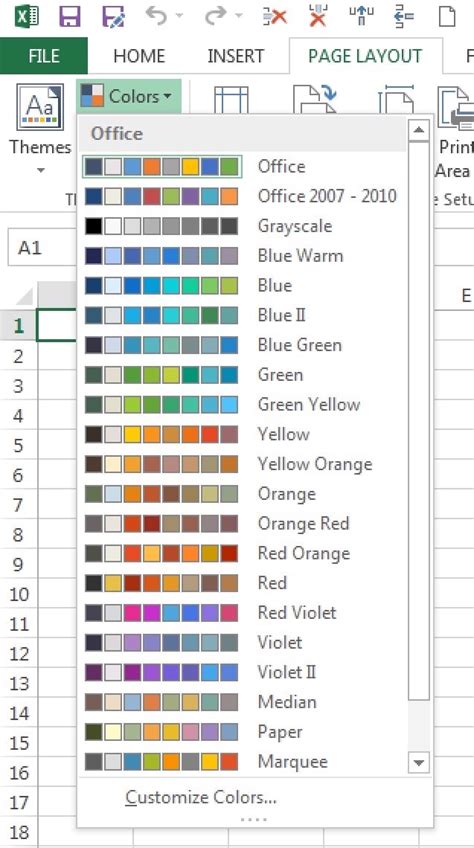 excel color code based on text
