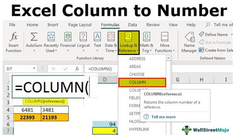 Excel Columns Are Numbered