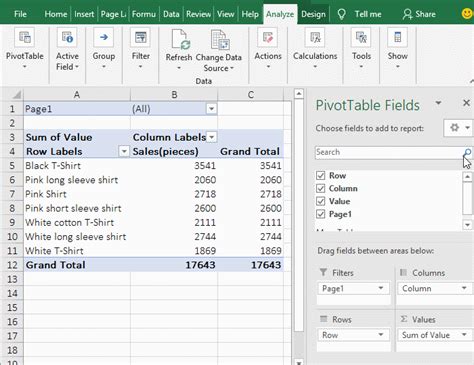 Excel Combine Sheets Pivot Table