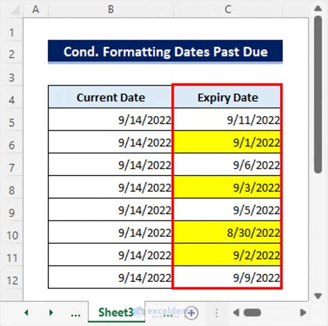 excel conditional formatting date less than 30 days from today