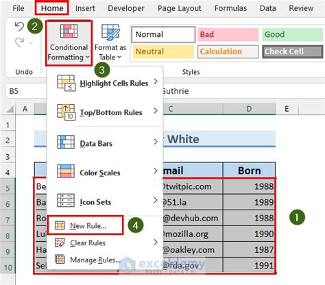 excel conditional formatting hide row based on cell value
