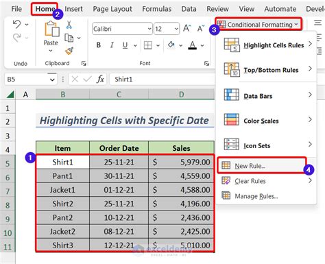 excel conditional formatting highlight table row based on cell value