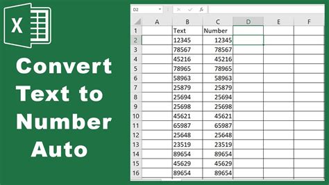excel convert multiple cells to number