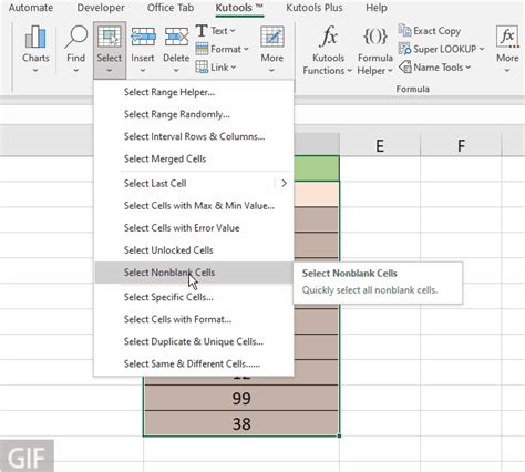 excel count all non blank cells in a column