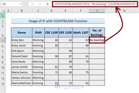excel count blank cells in dynamic range