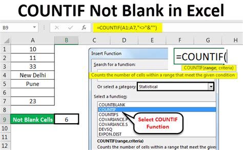 Count Cells That Are Not Blank in Excel (6 Useful Methods) ExcelDemy