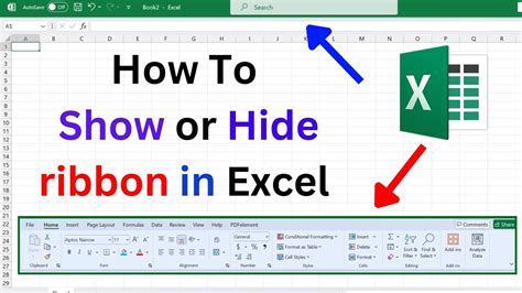 Excel Dashboard Hide Ribbon