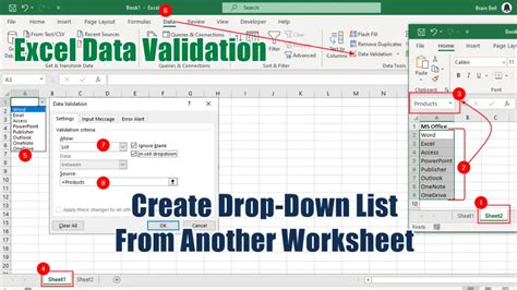 excel data validation drop down list from another workbook