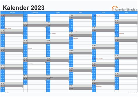 excel datei kalender 2023
