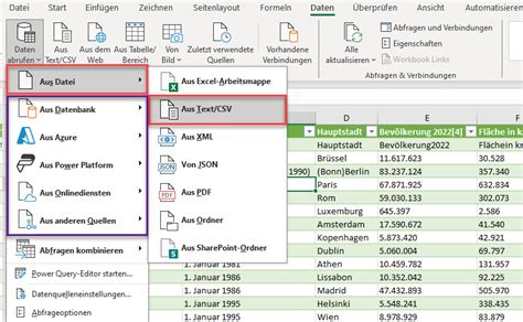 Lets See Excel Daten Abrufen Und Transformieren Updated