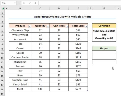 excel dynamic list based on cell value