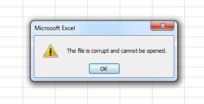 Fix Excel File Corrupted