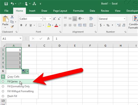 5 Ways Excel Fill Series