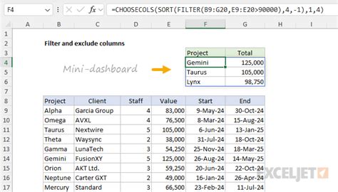 excel filter formula exclude list