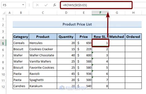 excel filter list based on cell value