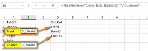 Find Duplicates in Excel Column