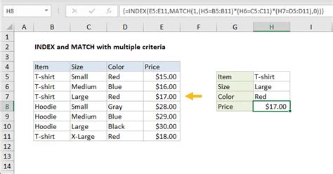 excel find match multiple criteria