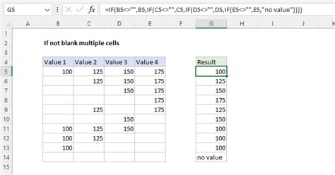 excel formula check if multiple cells are blank