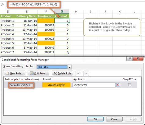 excel formula date plus days conditional formatting