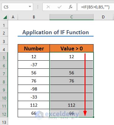 excel formula different than zero