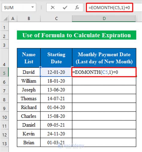 excel formula if date expired