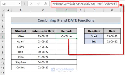 excel formula if date is greater than another date not working