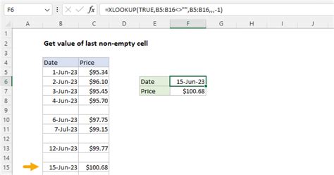 excel formula last non blank cell