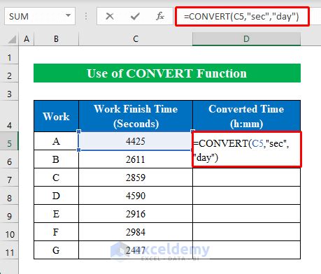excel formula to convert seconds to hours and minutes