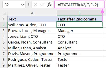 excel formula to extract text from cell after delimiter