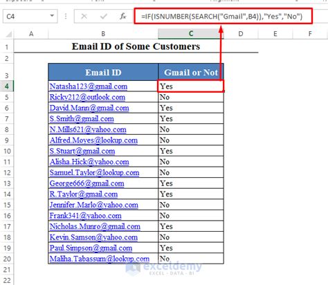 excel formula to find text in cell