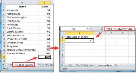 excel formula to get data from a cell