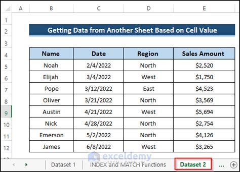 excel formula to get data from another spreadsheet