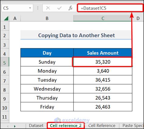 excel formula to transfer data from one cell to another
