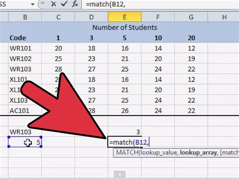 excel formulas for matching data