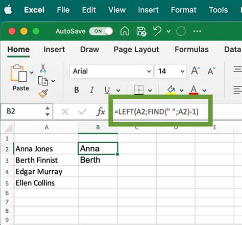 excel formulas to extract data from a cell