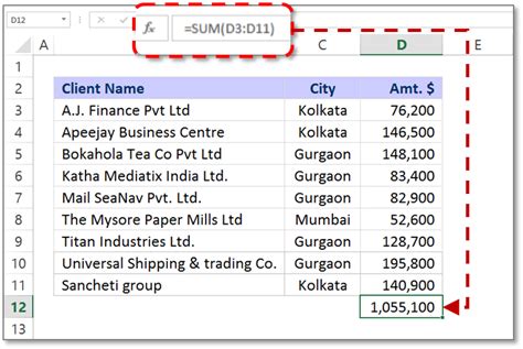 excel formulas with examples in hindi