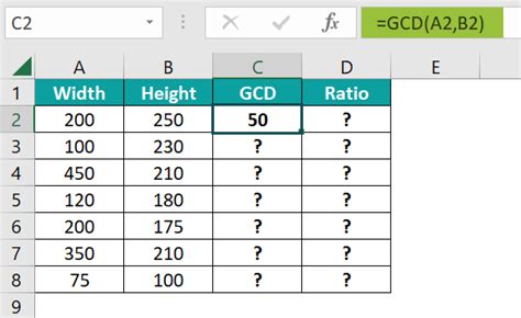 Excel Gcd Explained