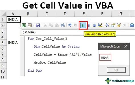 Excel Get Current Cell Value