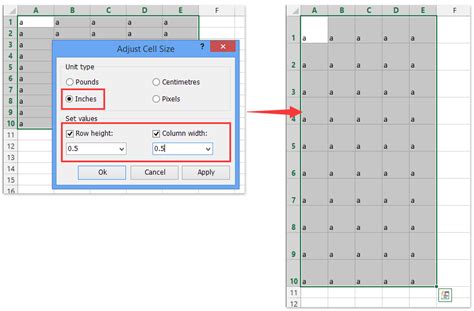 Excel Grid Paper To Scale