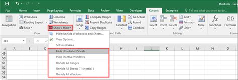 excel hide rows with plus sign