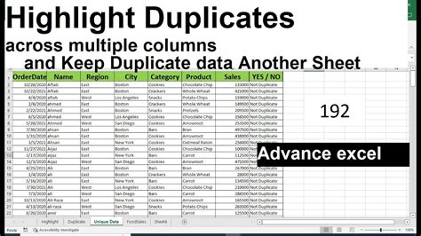 excel highlight duplicates based on two columns