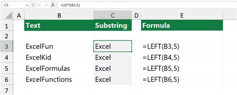 excel how to extract substring from a cell