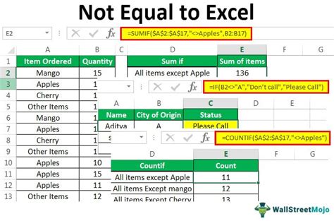 excel if not equal to 2 values