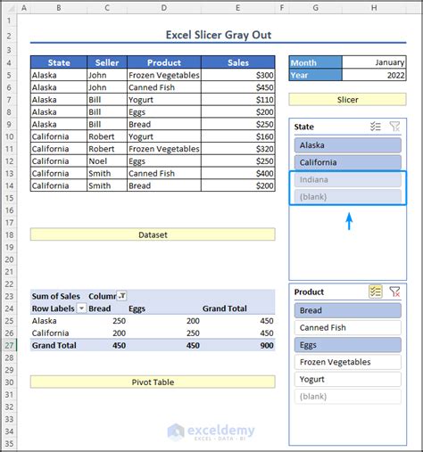 excel import data table greyed out