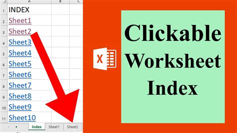 Excel Index Between Sheets